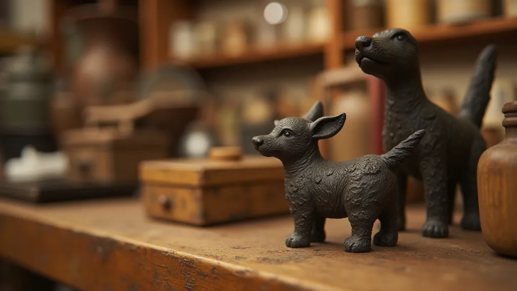 Vintage eraser in an antique shop.