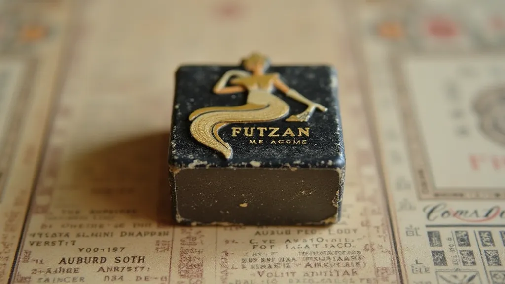 Art Deco style eraser