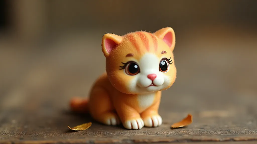 Vintage Japanese kitten eraser