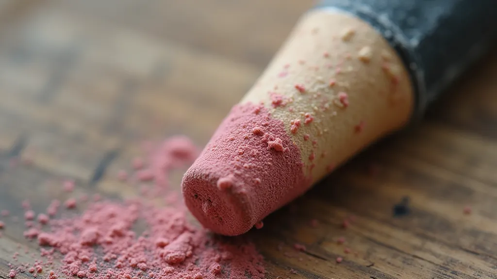 Vintage eraser made from natural rubber