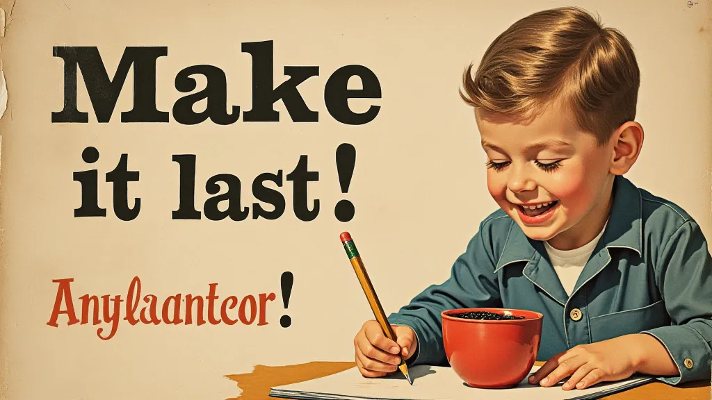 Wartime eraser advertisement